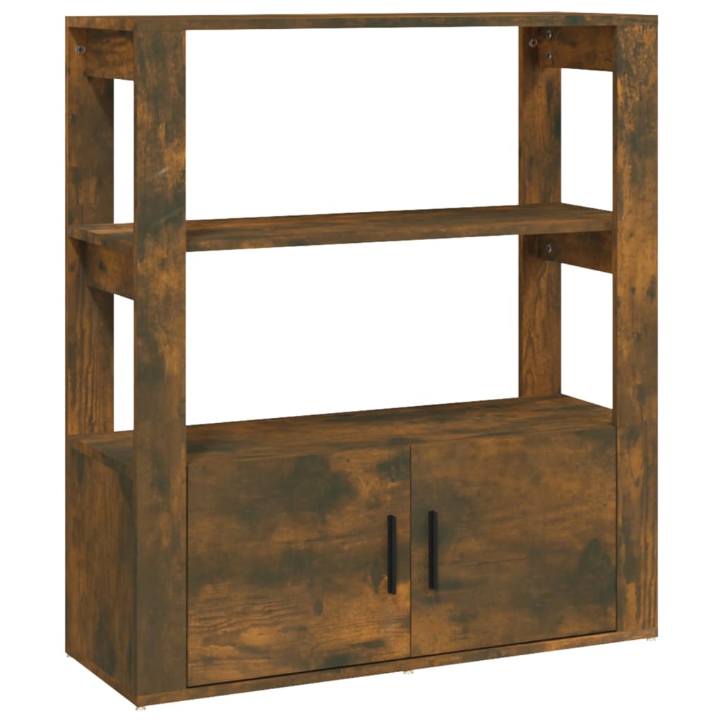 Dressoir 80x30x90 cm bewerkt hout gerookt eikenkleurig is nu te koop bij PeponiXL, paradijselijk wonen!