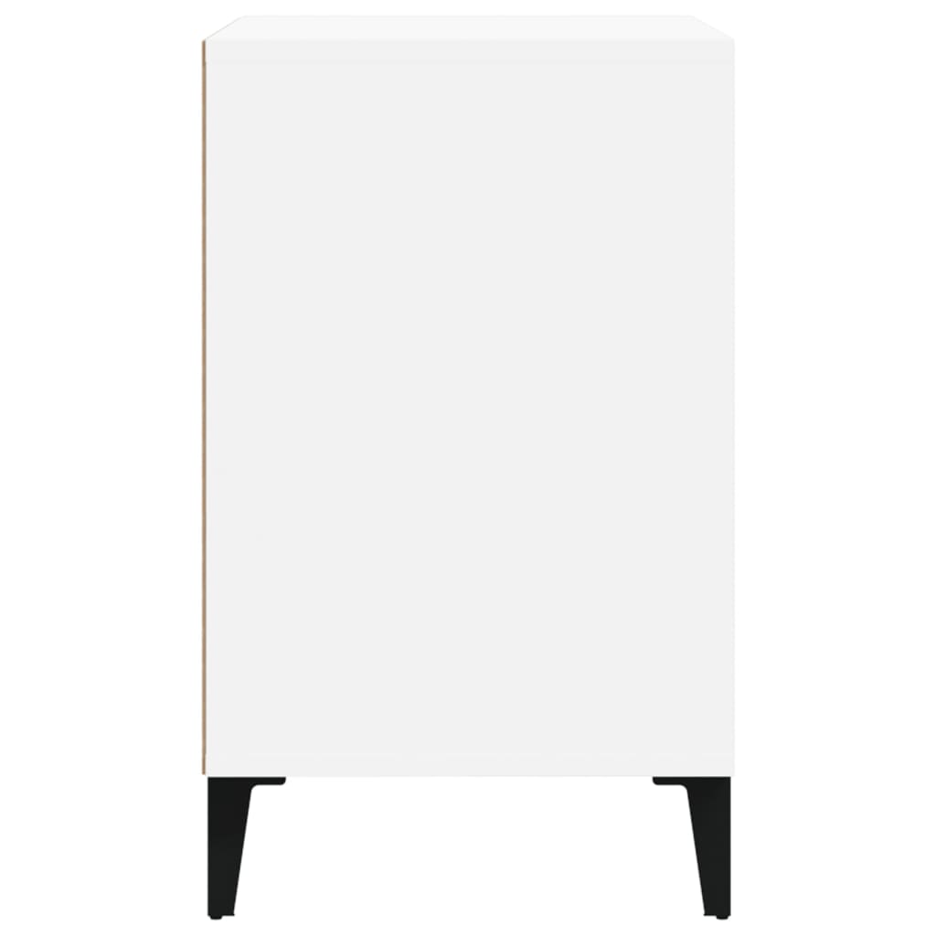 Schoenenkast 102x36x60 cm bewerkt hout hoogglans wit is nu te koop bij PeponiXL, paradijselijk wonen!