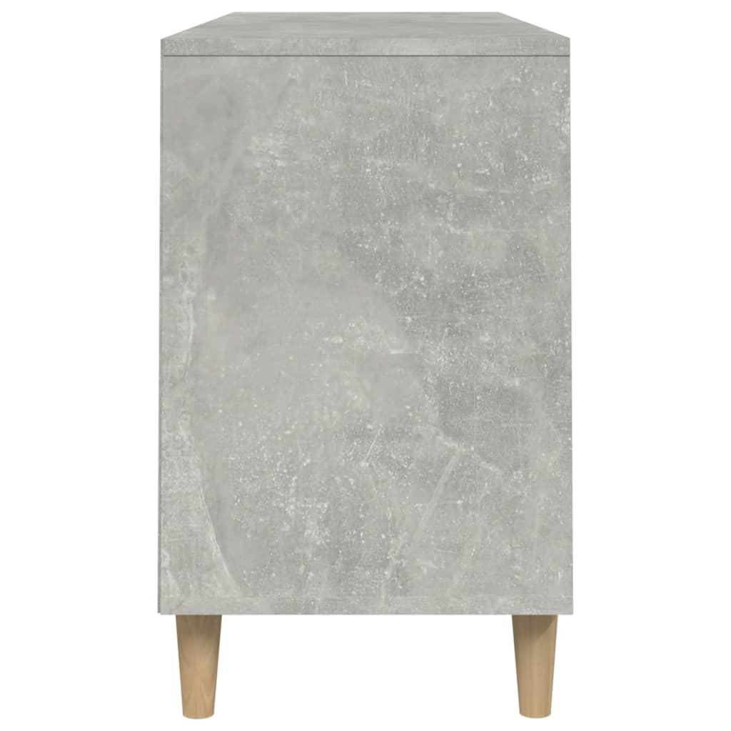 Schoenenkast 102x36x60 cm bewerkt hout betongrijs is nu te koop bij PeponiXL, paradijselijk wonen!