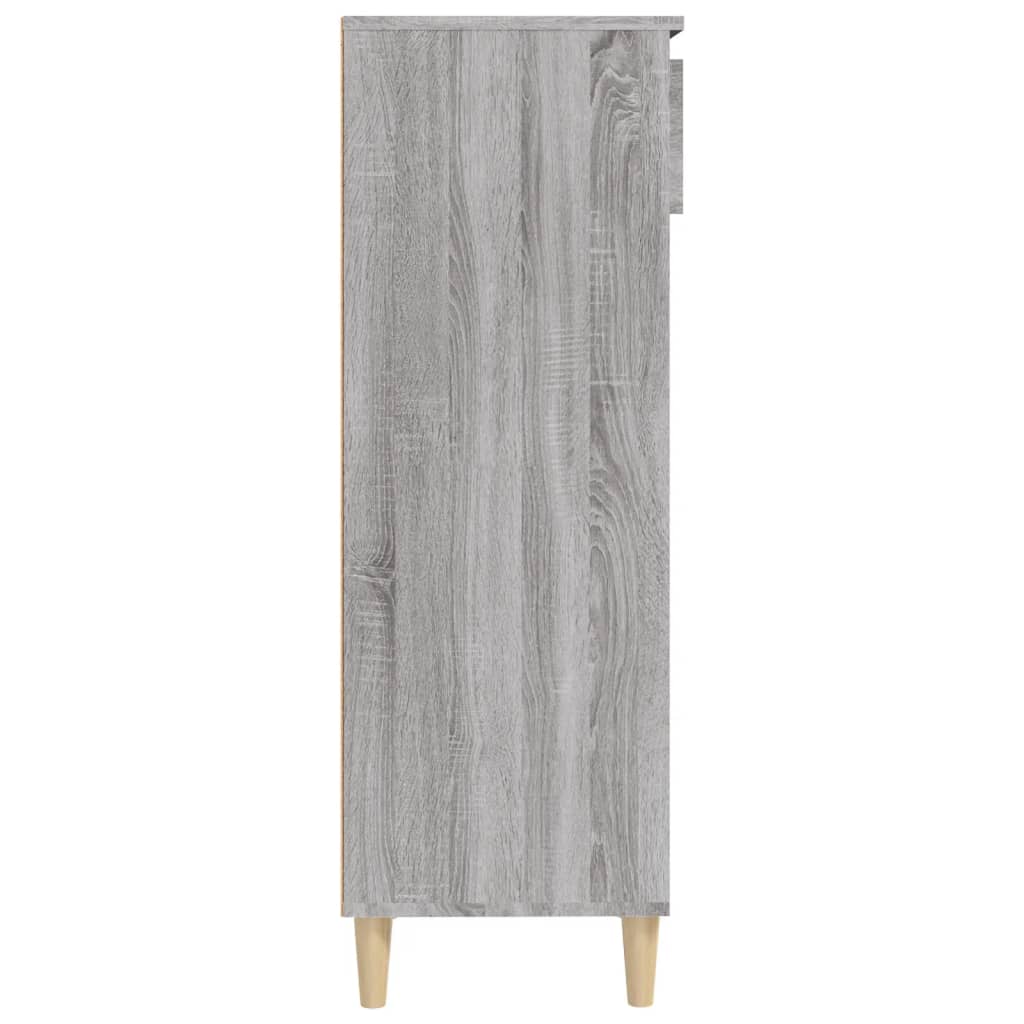 Schoenenkast 40x36x105 cm bewerkt hout grijs sonoma is nu te koop bij PeponiXL, paradijselijk wonen!