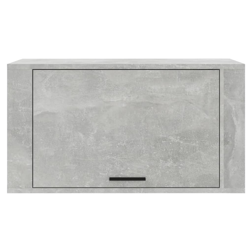 Wandschoenenkast 70x35x38 cm bewerkt hout betongrijs is nu te koop bij PeponiXL, paradijselijk wonen!