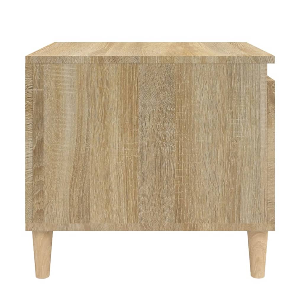Salontafel 100x50x45 cm bewerkt hout sonoma eiken is nu te koop bij PeponiXL, paradijselijk wonen!