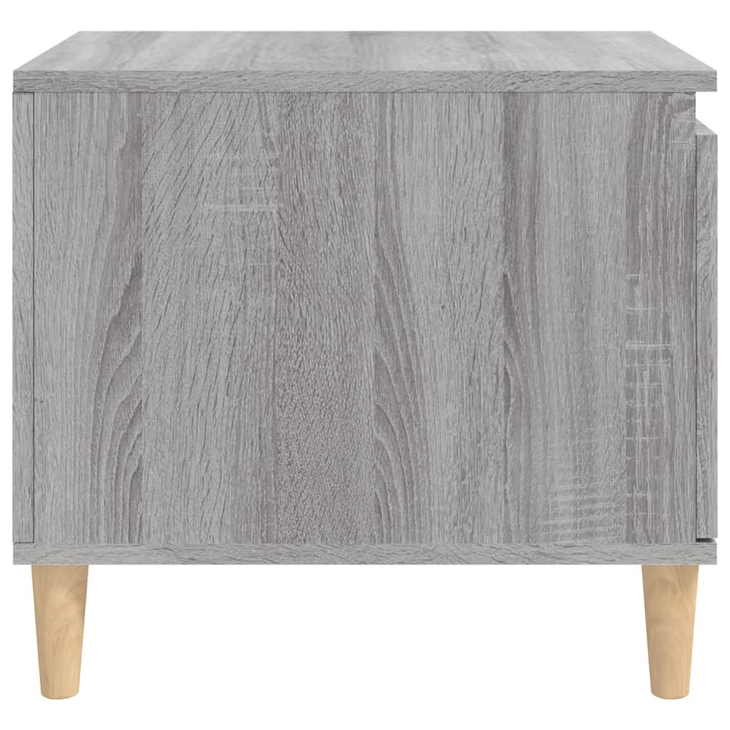 Salontafel 100x50x45 cm bewerkt hout grijs sonoma is nu te koop bij PeponiXL, paradijselijk wonen!