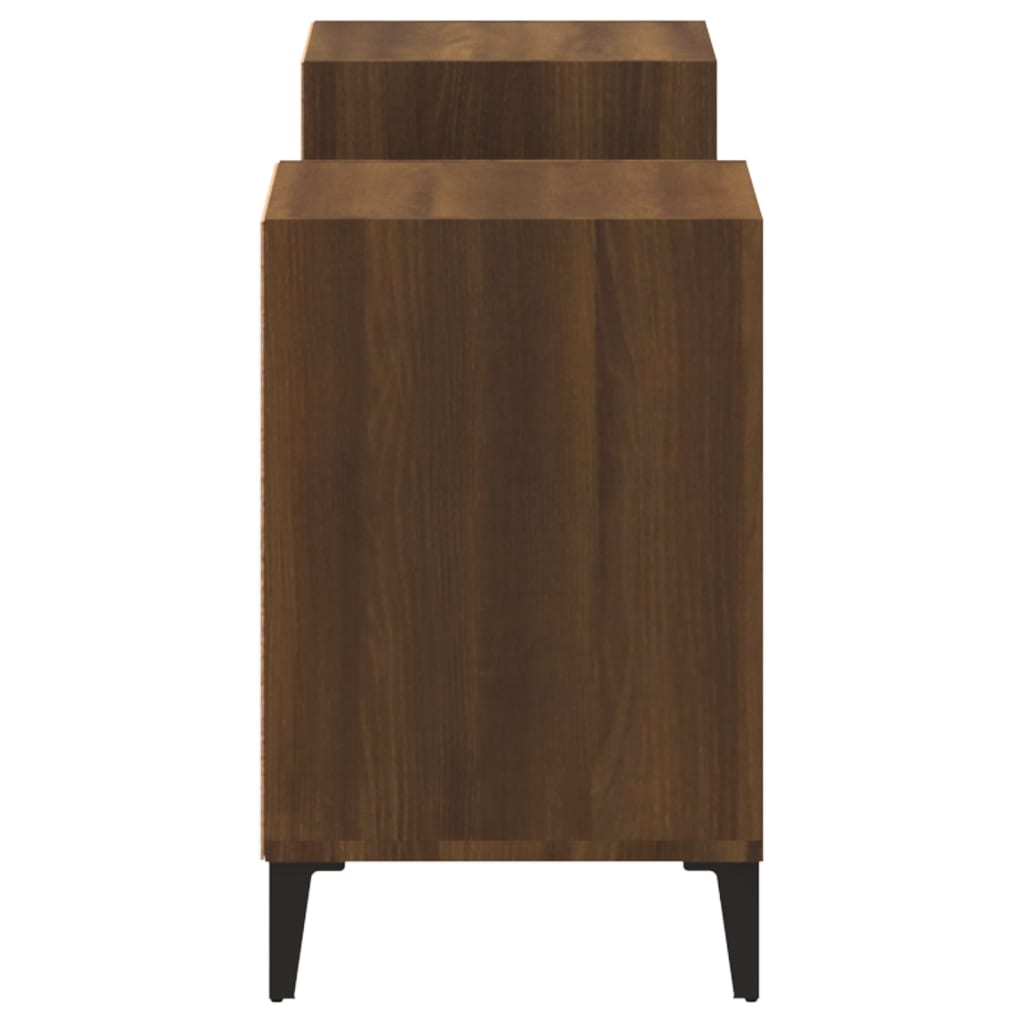 Tv-meubel 160x35x55 cm bewerkt hout bruin eikenkleur is nu te koop bij PeponiXL, paradijselijk wonen!