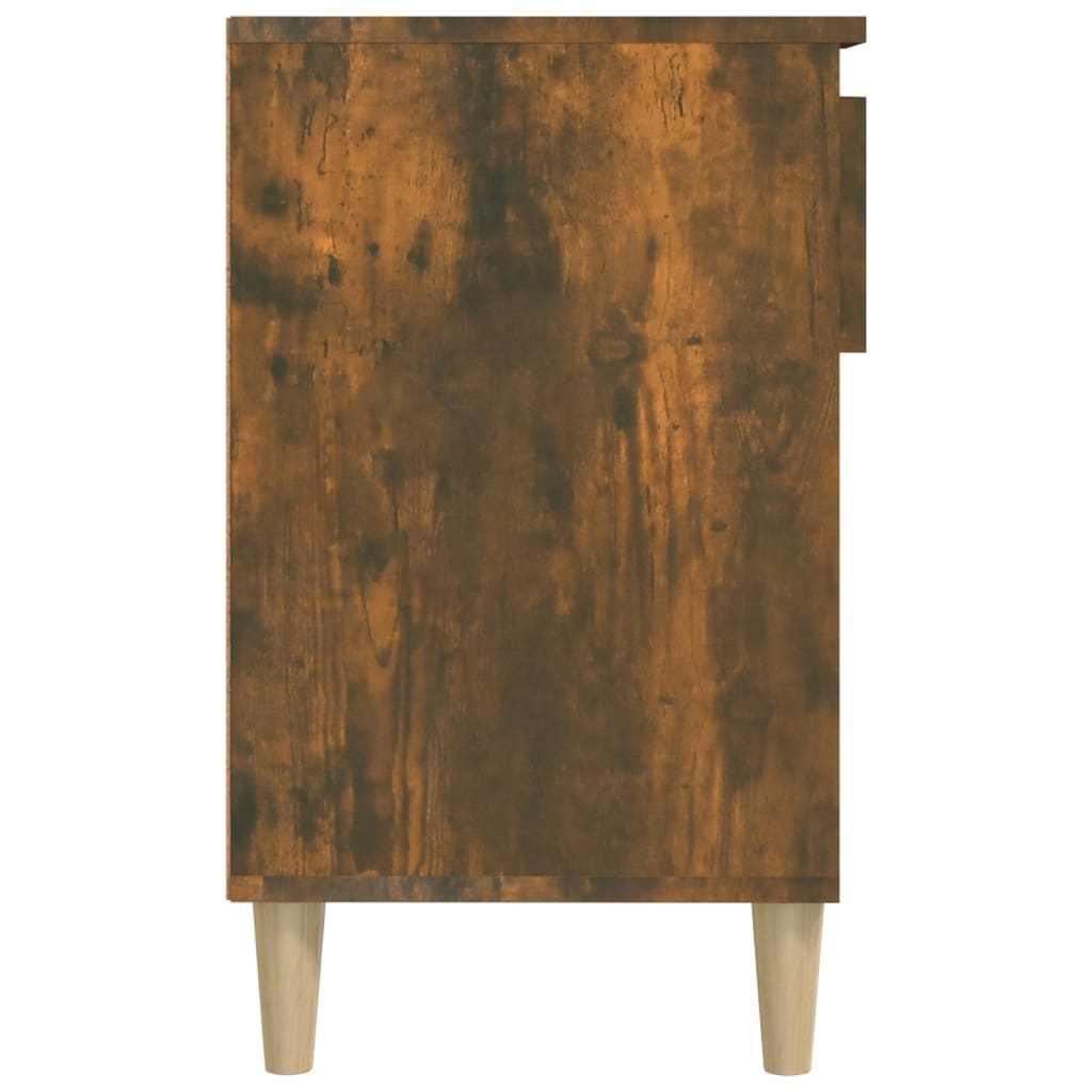 Schoenenkast 102x36x60 cm bewerkt hout gerookt eikenkleurig is nu te koop bij PeponiXL, paradijselijk wonen!