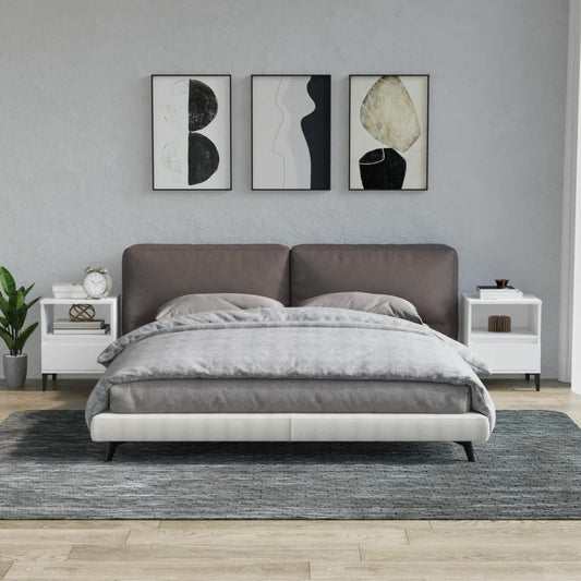 Nachtkastjes 2 st 40x35x50 cm wit is nu te koop bij PeponiXL, paradijselijk wonen!