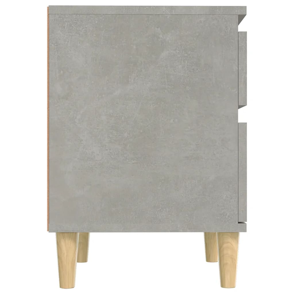 Nachtkastje 40x35x50 cm betongrijs is nu te koop bij PeponiXL, paradijselijk wonen!