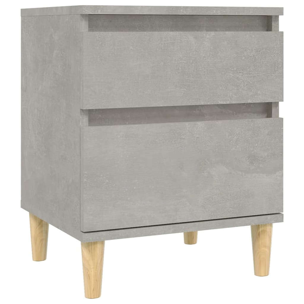 Nachtkastjes 2 st 40x35x50 cm betongrijs is nu te koop bij PeponiXL, paradijselijk wonen!