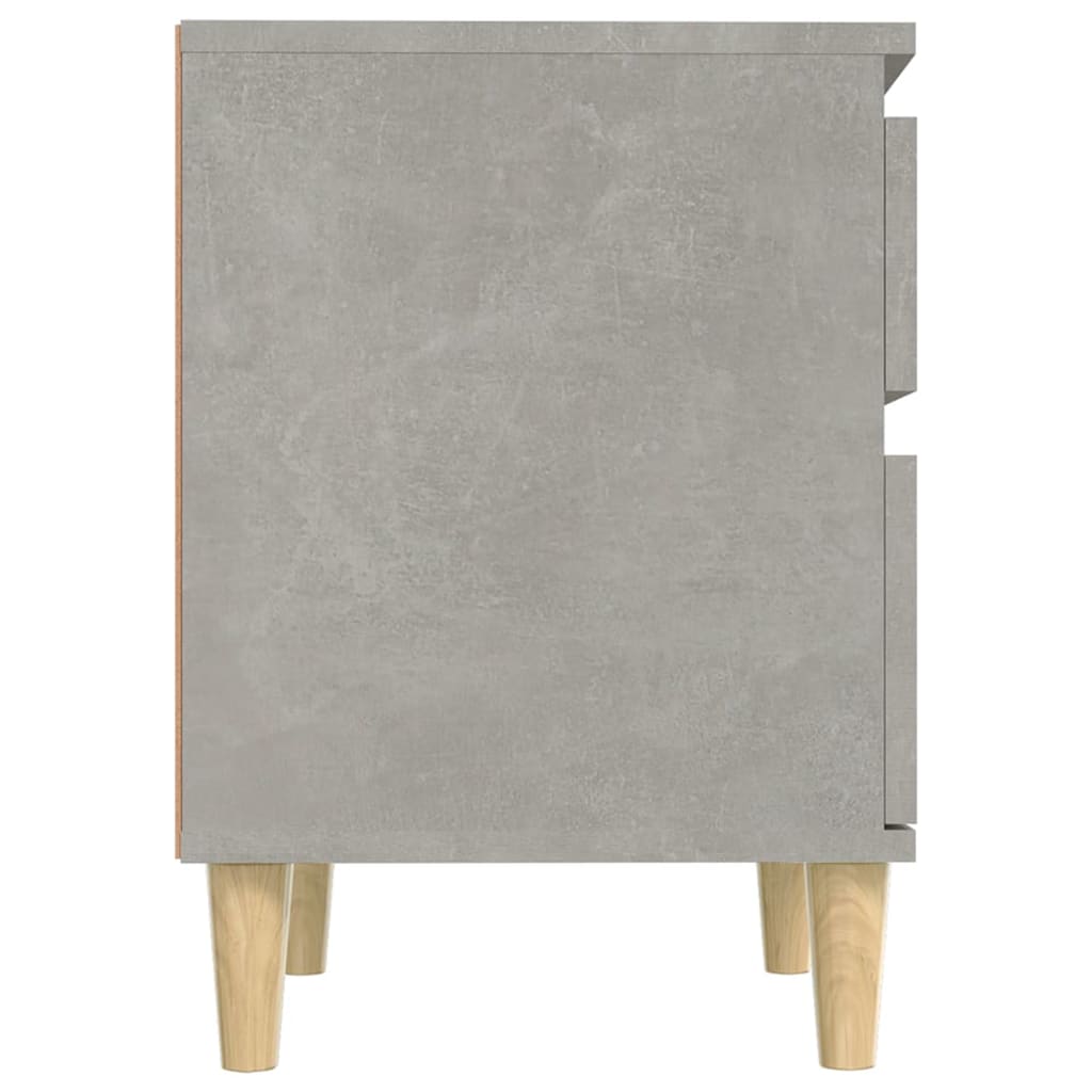 Nachtkastjes 2 st 40x35x50 cm betongrijs is nu te koop bij PeponiXL, paradijselijk wonen!