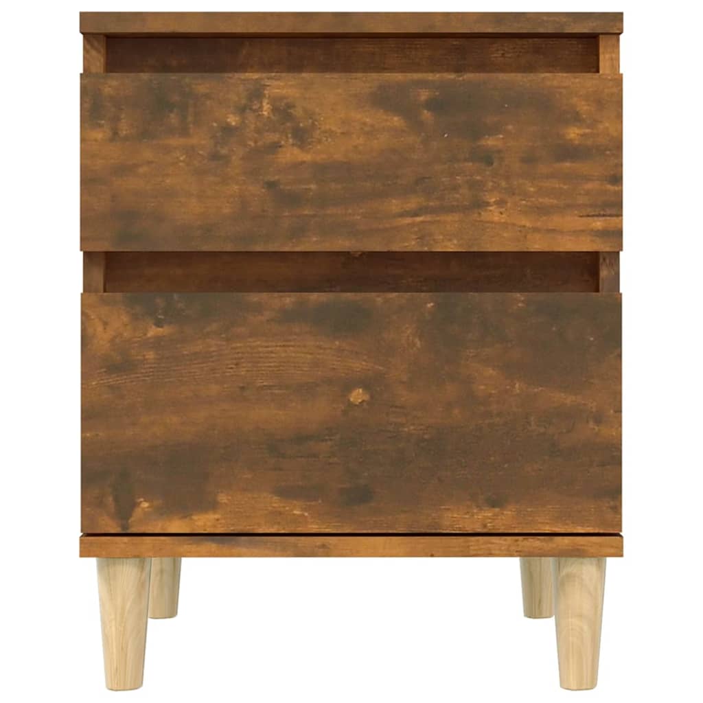 Nachtkastjes 2 st 40x35x50 cm gerookt eikenkleurig is nu te koop bij PeponiXL, paradijselijk wonen!