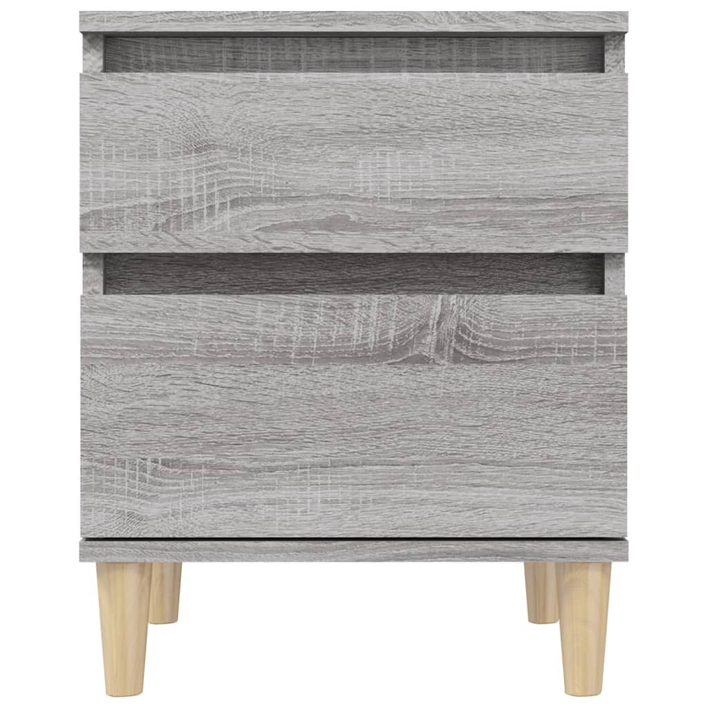 Nachtkastjes 2 st 40x35x50 cm grijs sonoma eikenkleurig is nu te koop bij PeponiXL, paradijselijk wonen!