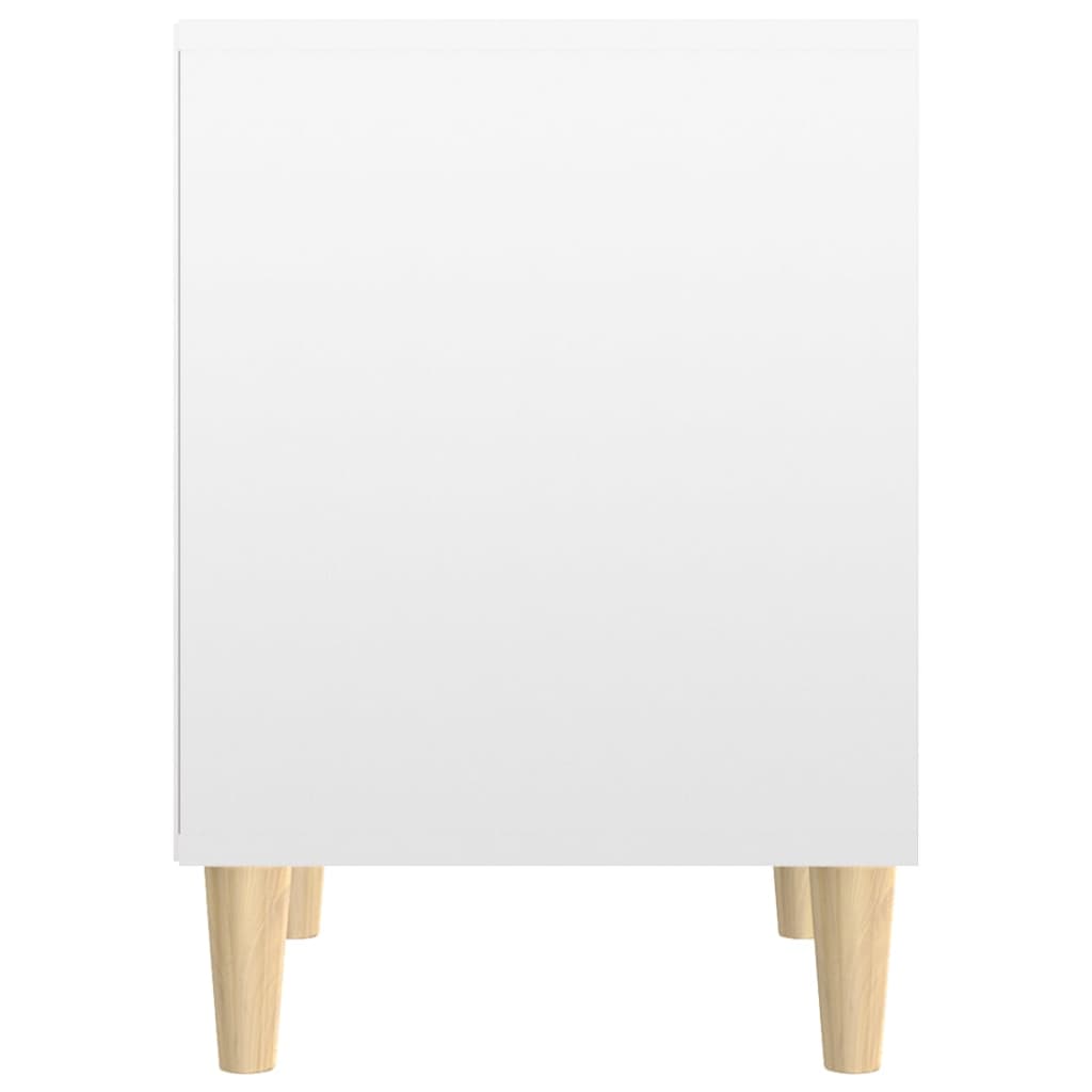 Nachtkastjes 2 st 40x35x50 cm hoogglans wit is nu te koop bij PeponiXL, paradijselijk wonen!