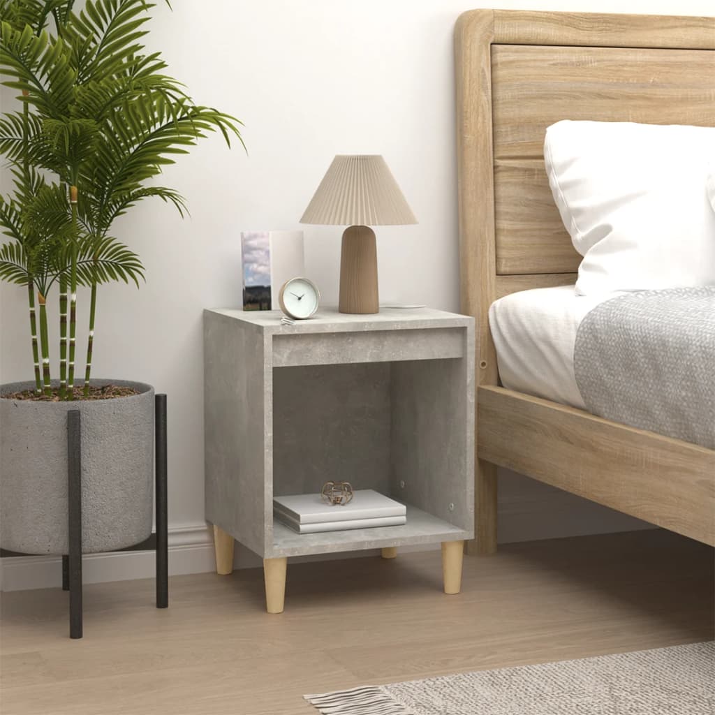 Nachtkastjes 2 st 40x35x50 cm betongrijs is nu te koop bij PeponiXL, paradijselijk wonen!