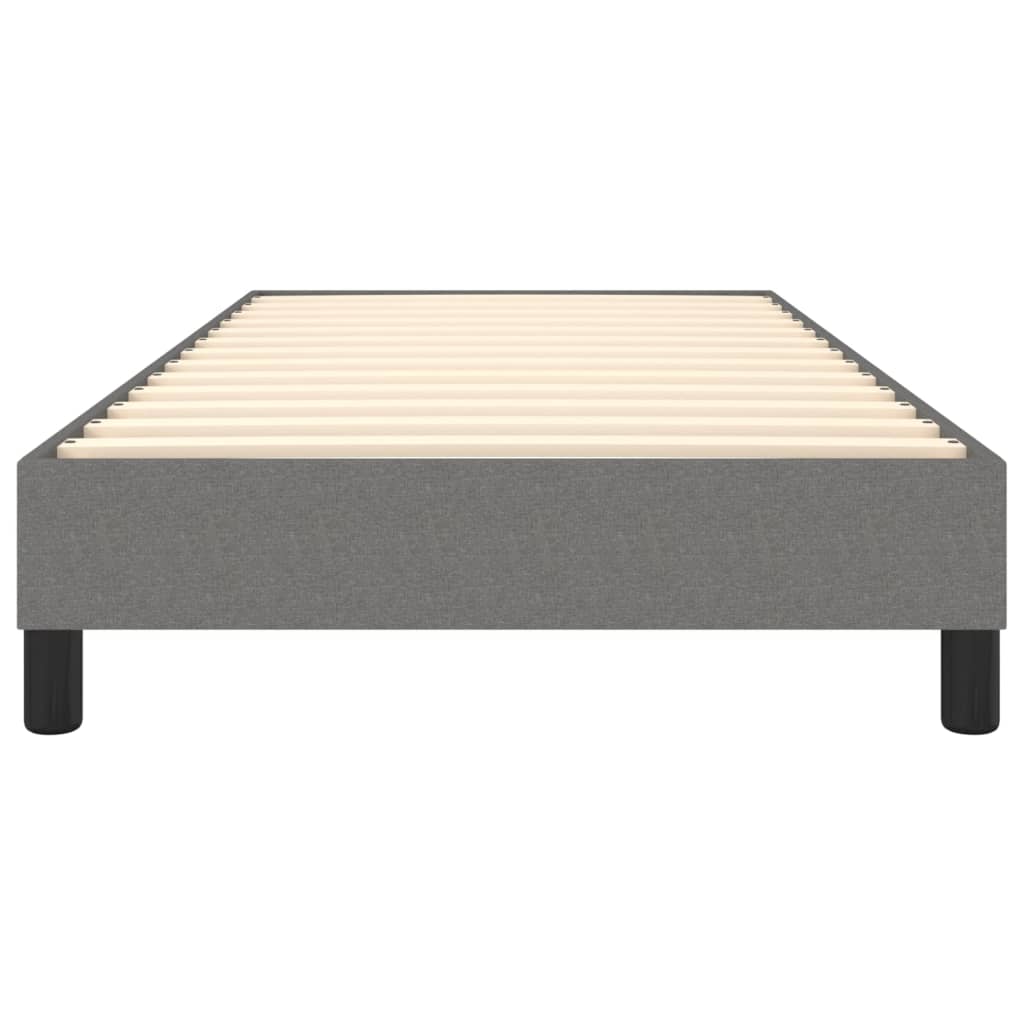 Boxspring bed 80x200 cm stof donkergrijs is nu te koop bij PeponiXL, paradijselijk wonen!