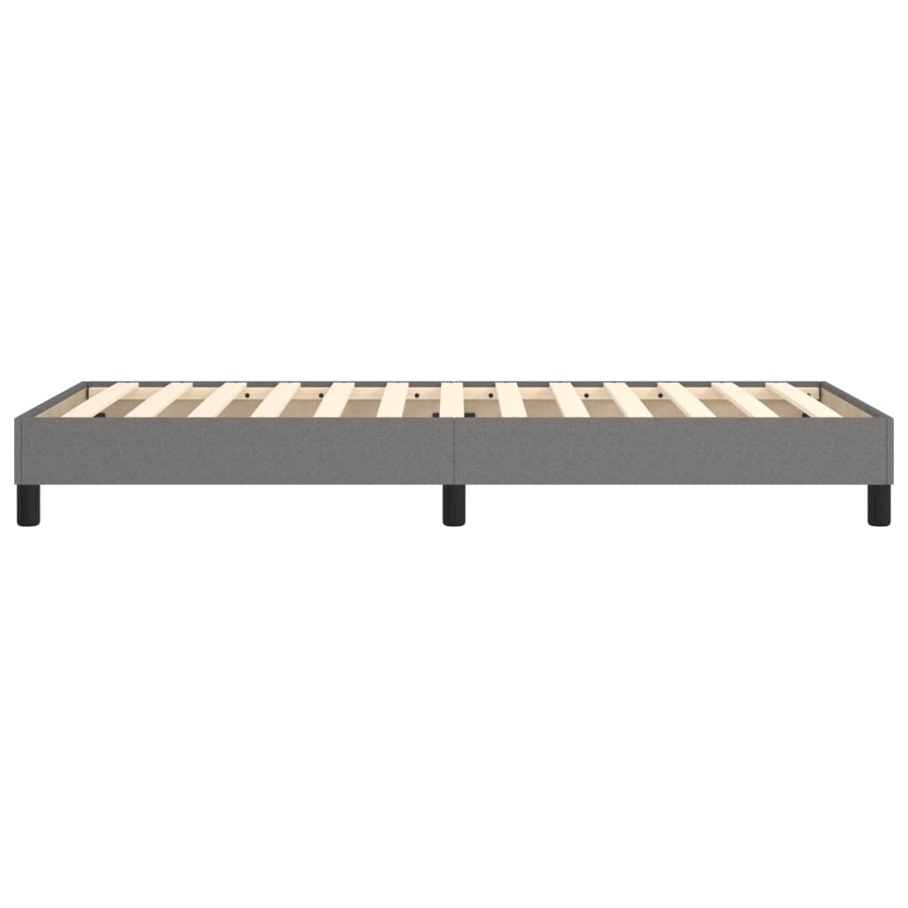 Boxspring bed 80x200 cm stof donkergrijs is nu te koop bij PeponiXL, paradijselijk wonen!