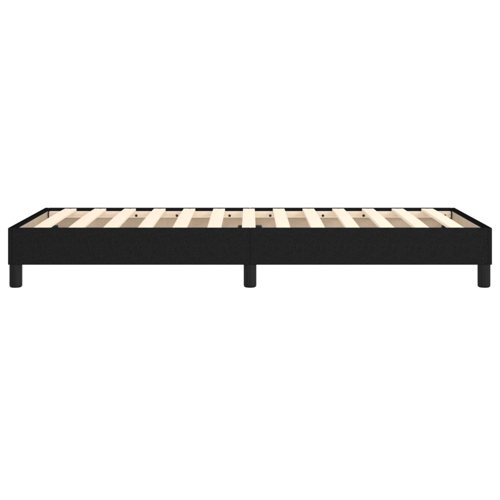 Boxspring bed 80x200 cm stof zwart is nu te koop bij PeponiXL, paradijselijk wonen!