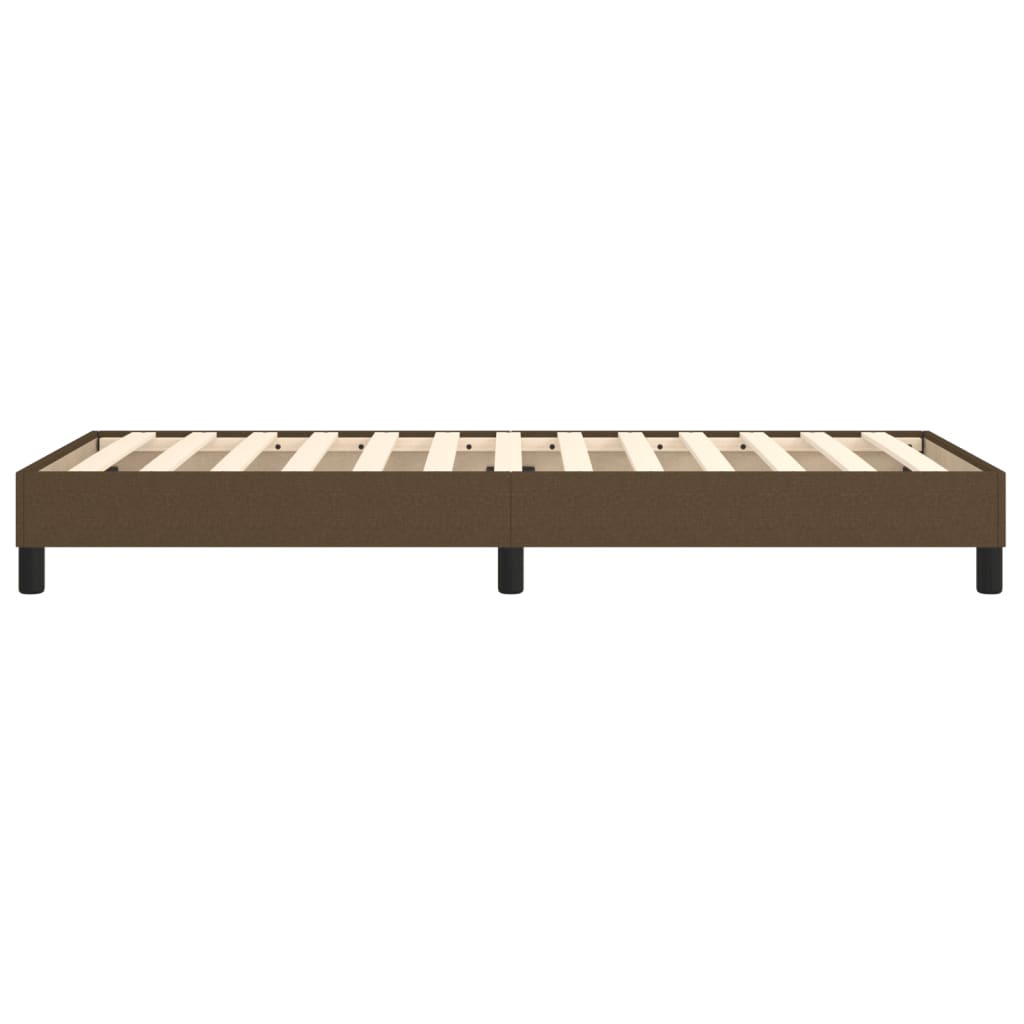 Boxspring bed 80x200 cm stof donkerbruin is nu te koop bij PeponiXL, paradijselijk wonen!