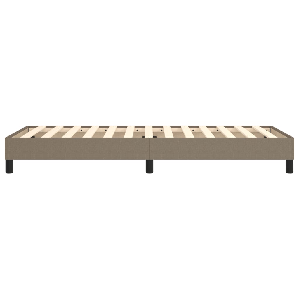 Boxspring bed 80x200 cm stof taupe is nu te koop bij PeponiXL, paradijselijk wonen!