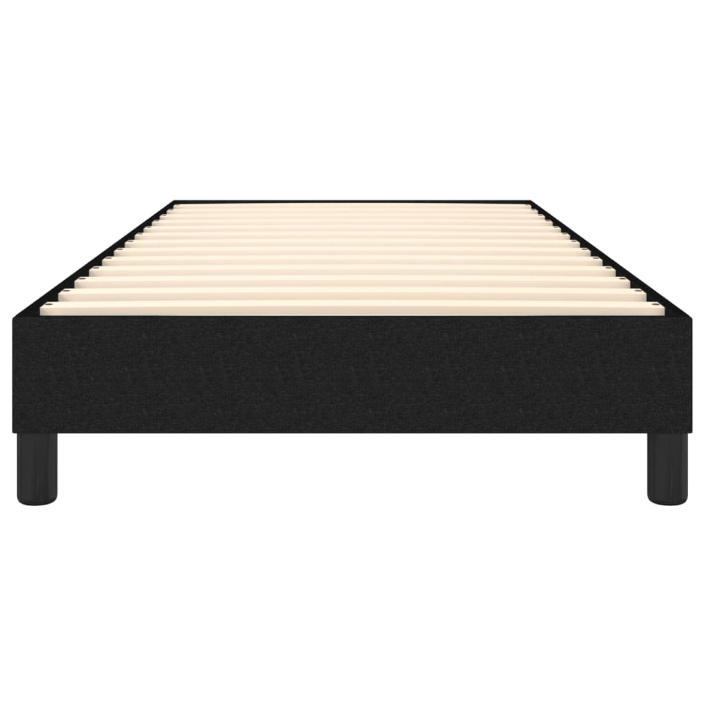 Boxspring bed 90x190 cm stof zwart is nu te koop bij PeponiXL, paradijselijk wonen!