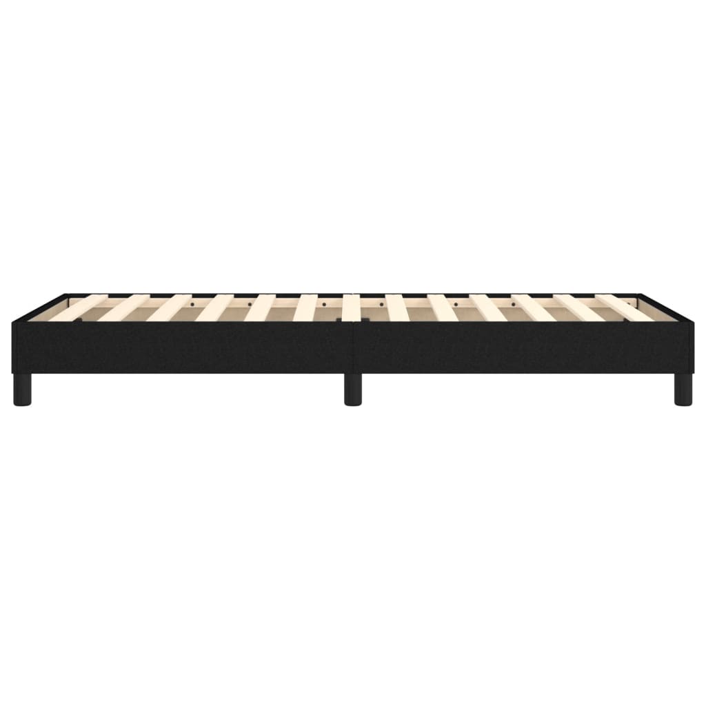 Boxspring bed 90x190 cm stof zwart is nu te koop bij PeponiXL, paradijselijk wonen!