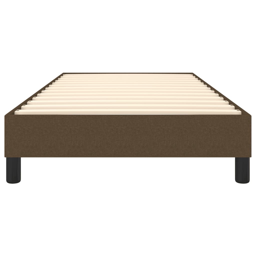 Boxspring bed 90x200 cm stof donkerbruin is nu te koop bij PeponiXL, paradijselijk wonen!