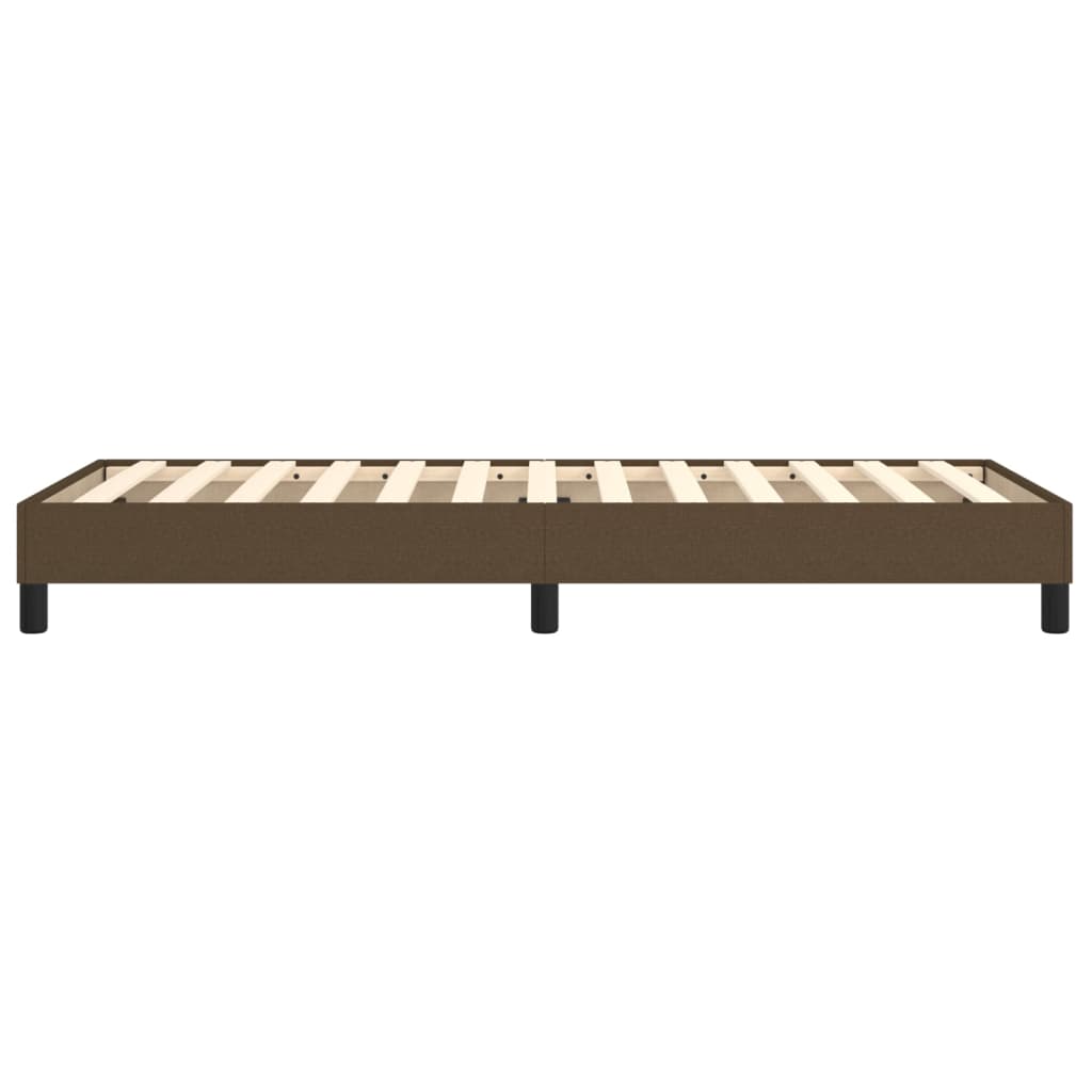 Boxspring bed 90x200 cm stof donkerbruin is nu te koop bij PeponiXL, paradijselijk wonen!