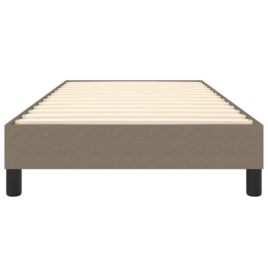 Boxspring bed 90x200 cm stof taupe is nu te koop bij PeponiXL, paradijselijk wonen!