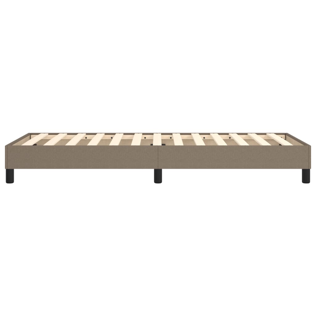Boxspring bed 90x200 cm stof taupe is nu te koop bij PeponiXL, paradijselijk wonen!