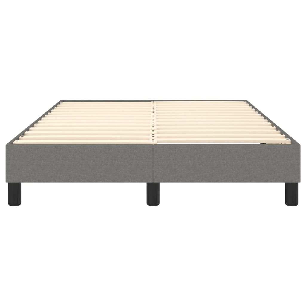 Boxspring bed 120x200 cm stof donkergrijs is nu te koop bij PeponiXL, paradijselijk wonen!