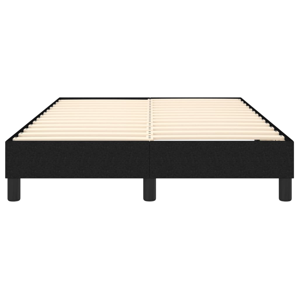 Boxspring bed 120x200 cm stof zwart is nu te koop bij PeponiXL, paradijselijk wonen!