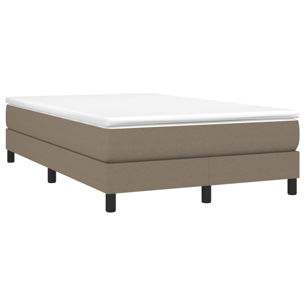 Boxspring bed 120x200 cm stof taupe is nu te koop bij PeponiXL, paradijselijk wonen!