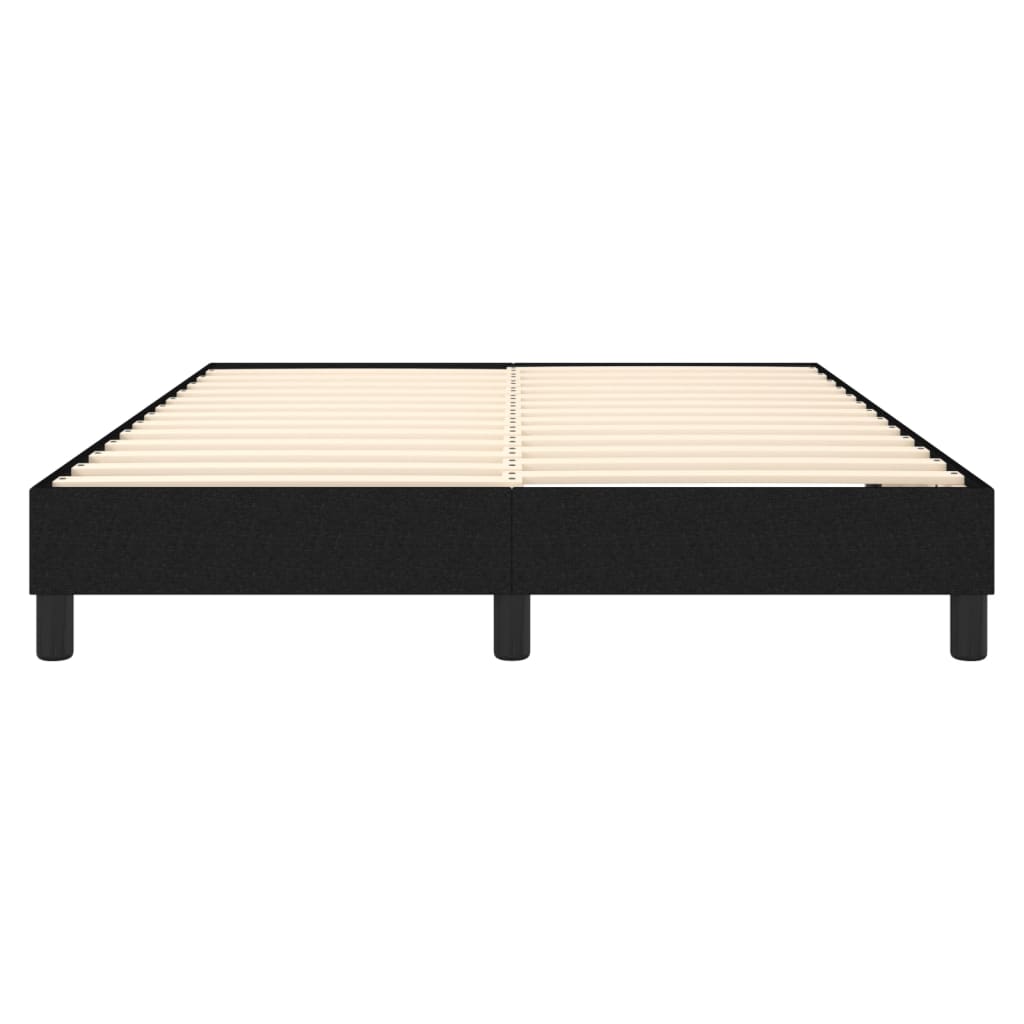 Boxspring bed stof zwart 140x190 cm is nu te koop bij PeponiXL, paradijselijk wonen!