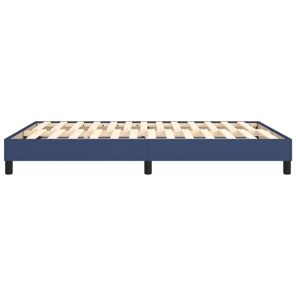 Boxspring bed stof blauw 140x200 cm is nu te koop bij PeponiXL, paradijselijk wonen!