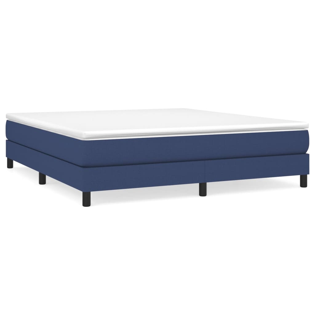 Boxspring bed stof blauw 160x200 cm is nu te koop bij PeponiXL, paradijselijk wonen!