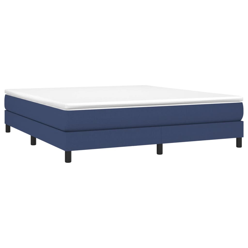 Boxspring bed stof blauw 160x200 cm is nu te koop bij PeponiXL, paradijselijk wonen!