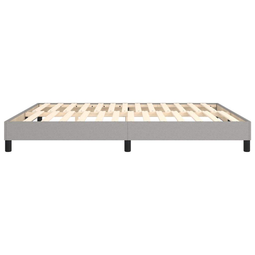 Boxspring bed stof lichtgrijs 180x200 cm is nu te koop bij PeponiXL, paradijselijk wonen!