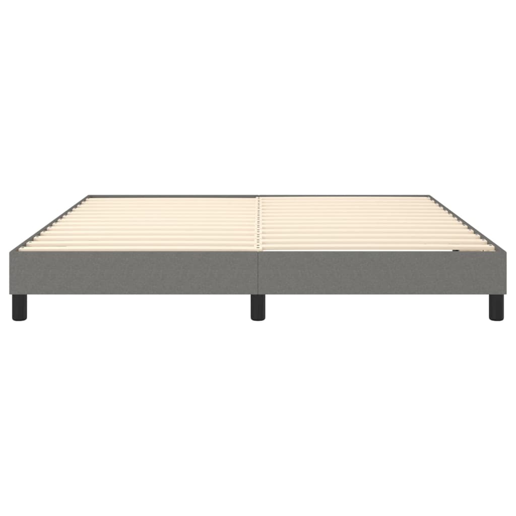 Boxspring bed stof donkergrijs 180x200 cm is nu te koop bij PeponiXL, paradijselijk wonen!