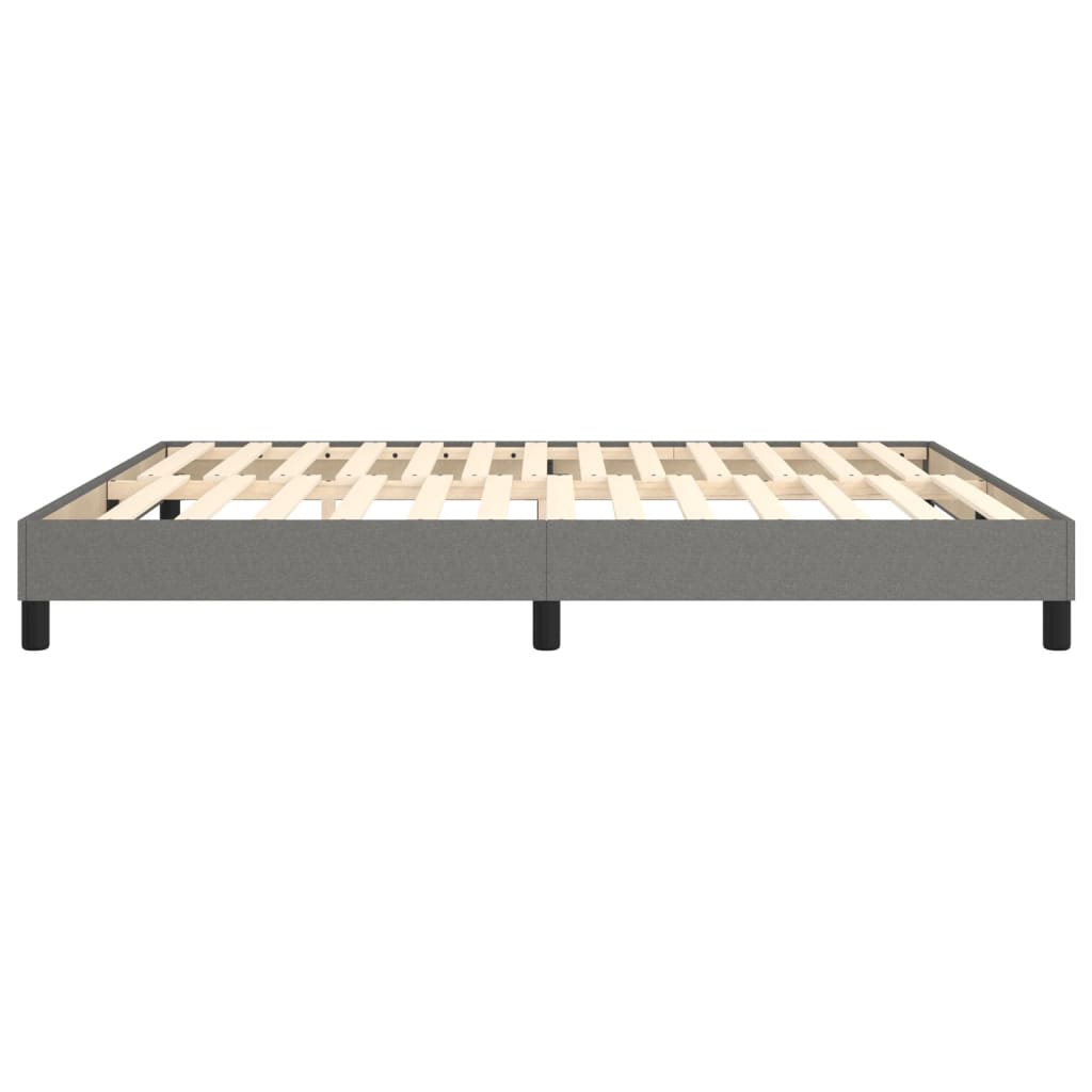 Boxspring bed stof donkergrijs 180x200 cm is nu te koop bij PeponiXL, paradijselijk wonen!