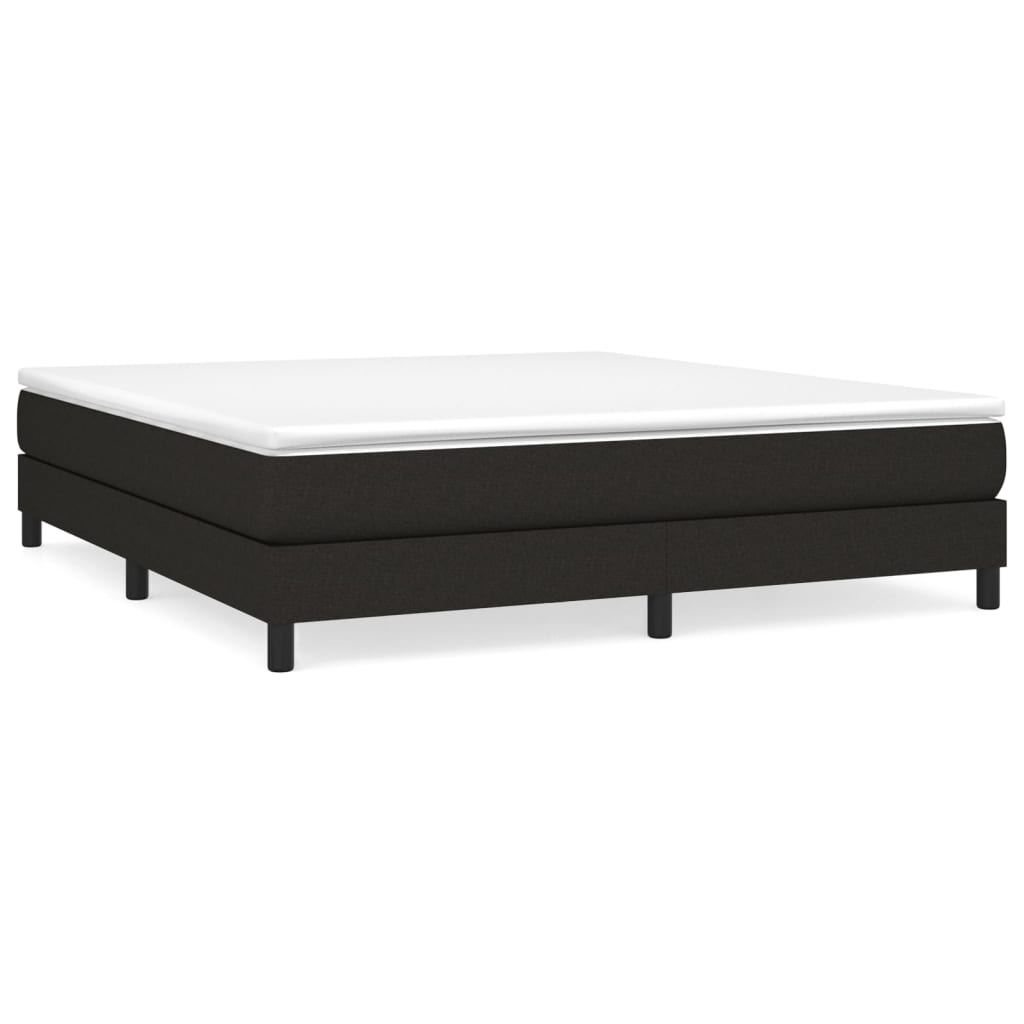Boxspring bed stof zwart 180x200 cm is nu te koop bij PeponiXL, paradijselijk wonen!
