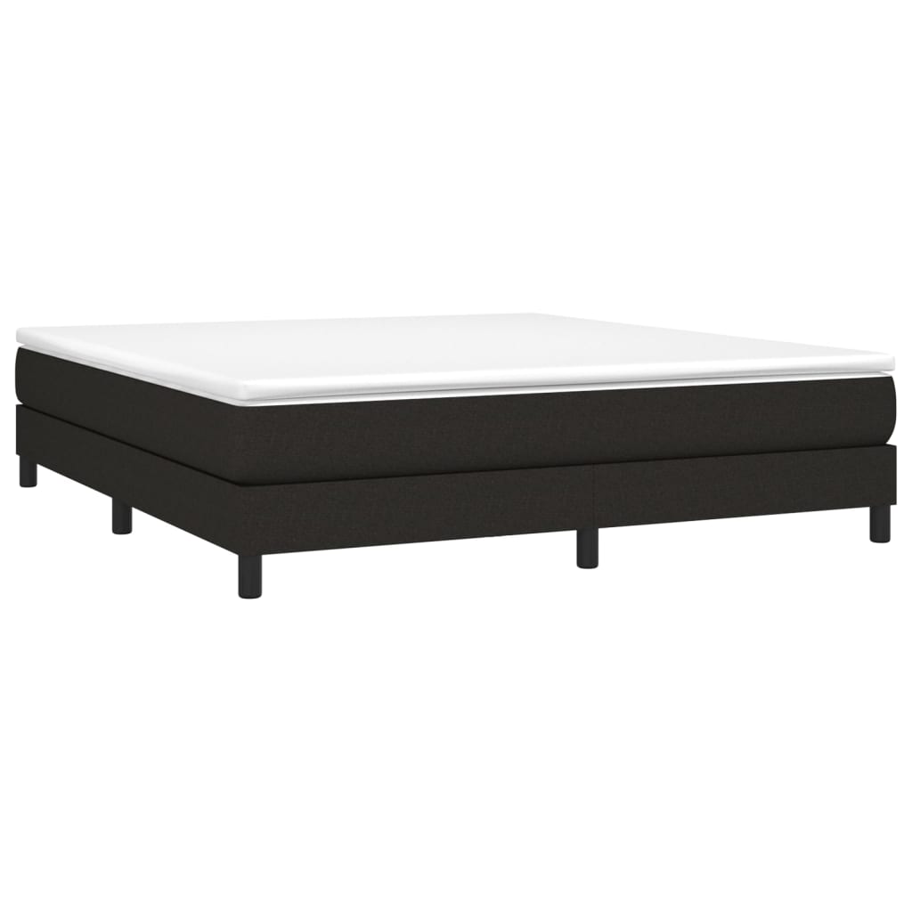 Boxspring bed stof zwart 180x200 cm is nu te koop bij PeponiXL, paradijselijk wonen!