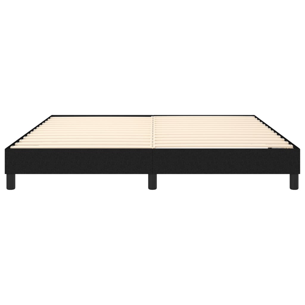 Boxspring bed stof zwart 180x200 cm is nu te koop bij PeponiXL, paradijselijk wonen!