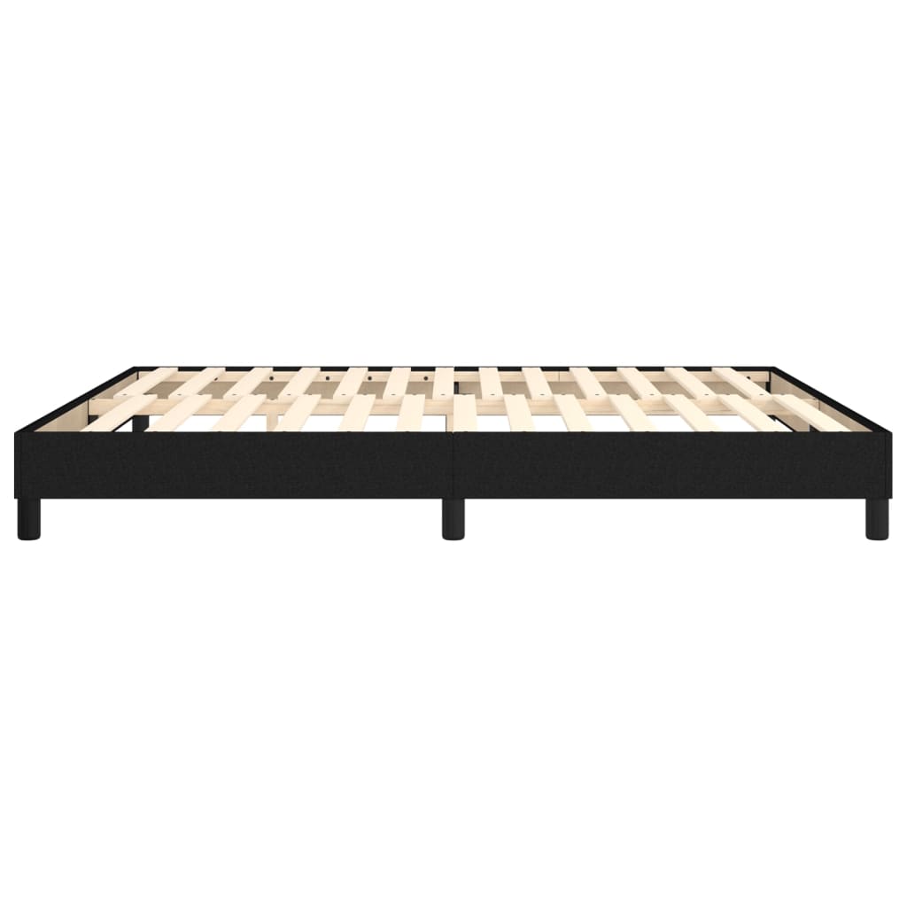 Boxspring bed stof zwart 180x200 cm is nu te koop bij PeponiXL, paradijselijk wonen!