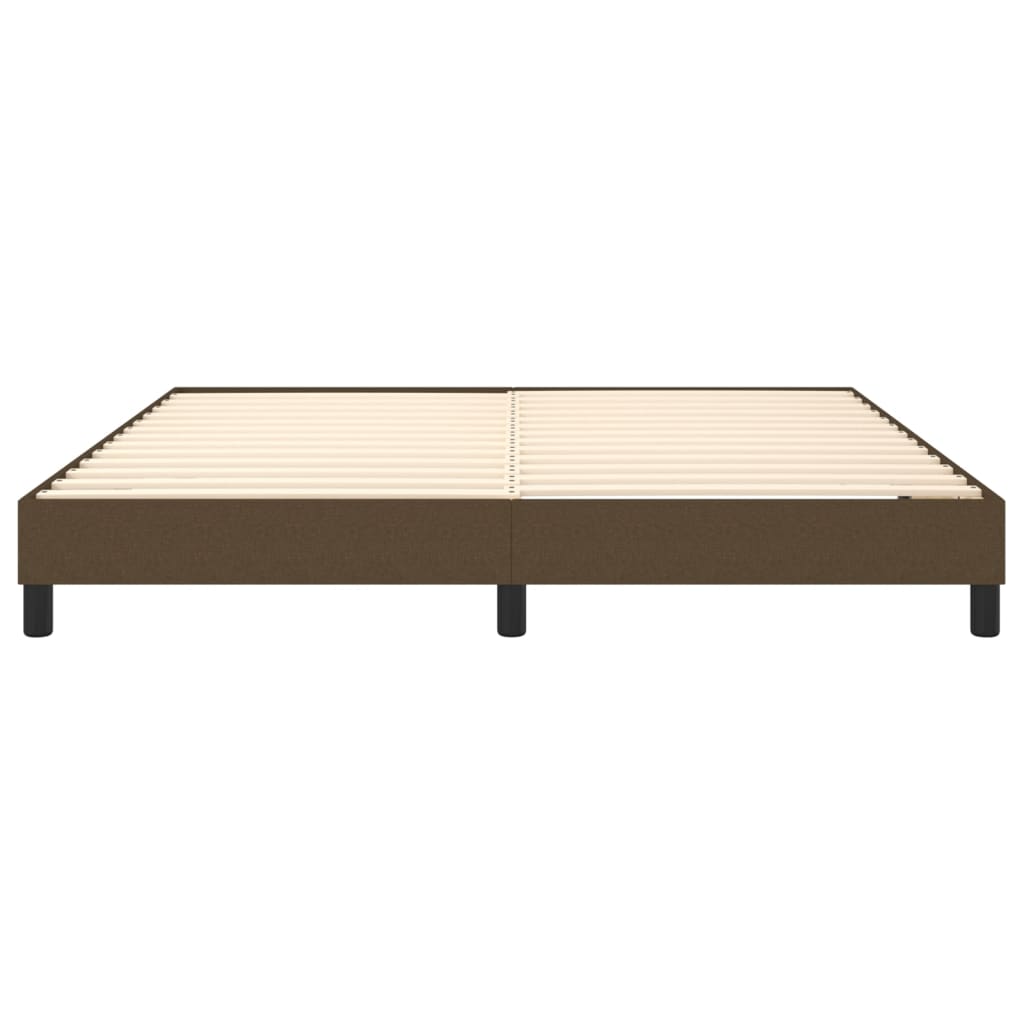 Boxspring bed stof donkerbruin 180x200 cm is nu te koop bij PeponiXL, paradijselijk wonen!