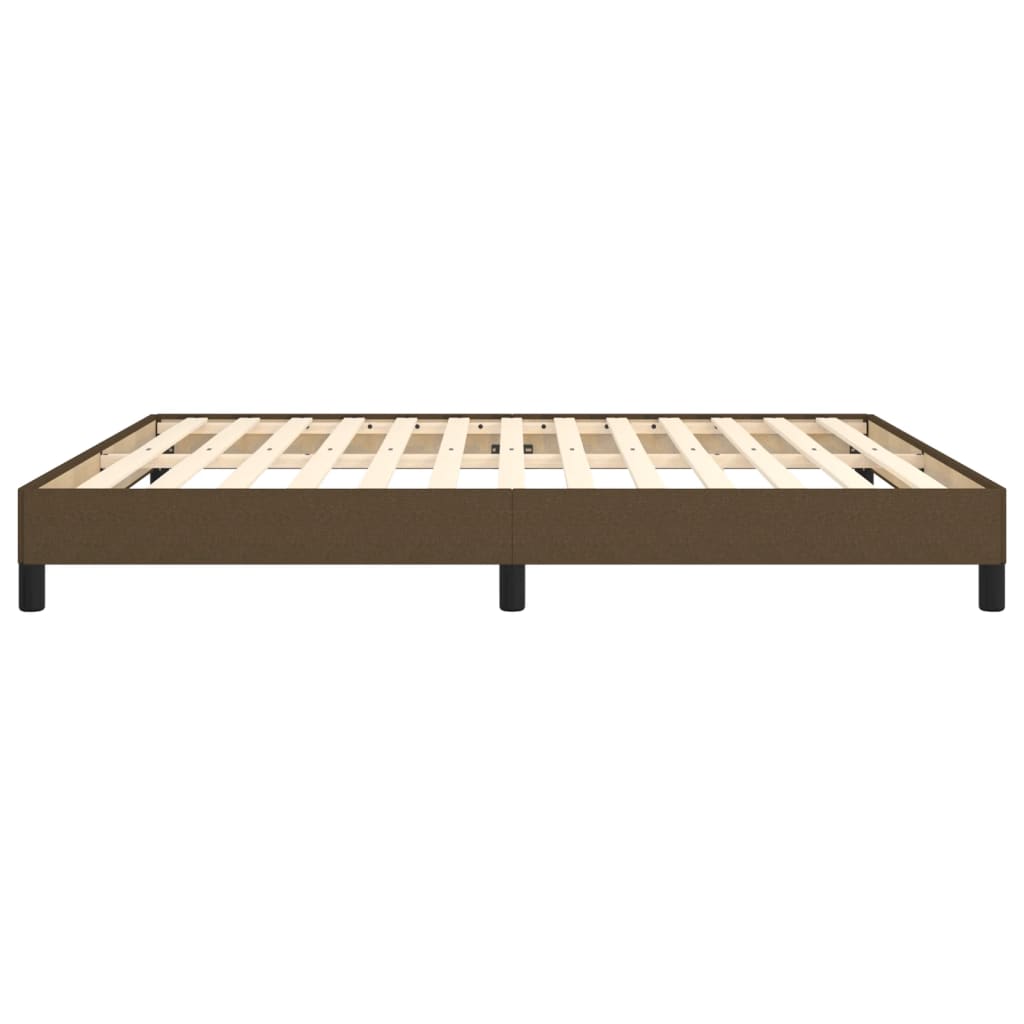 Boxspring bed stof donkerbruin 180x200 cm is nu te koop bij PeponiXL, paradijselijk wonen!