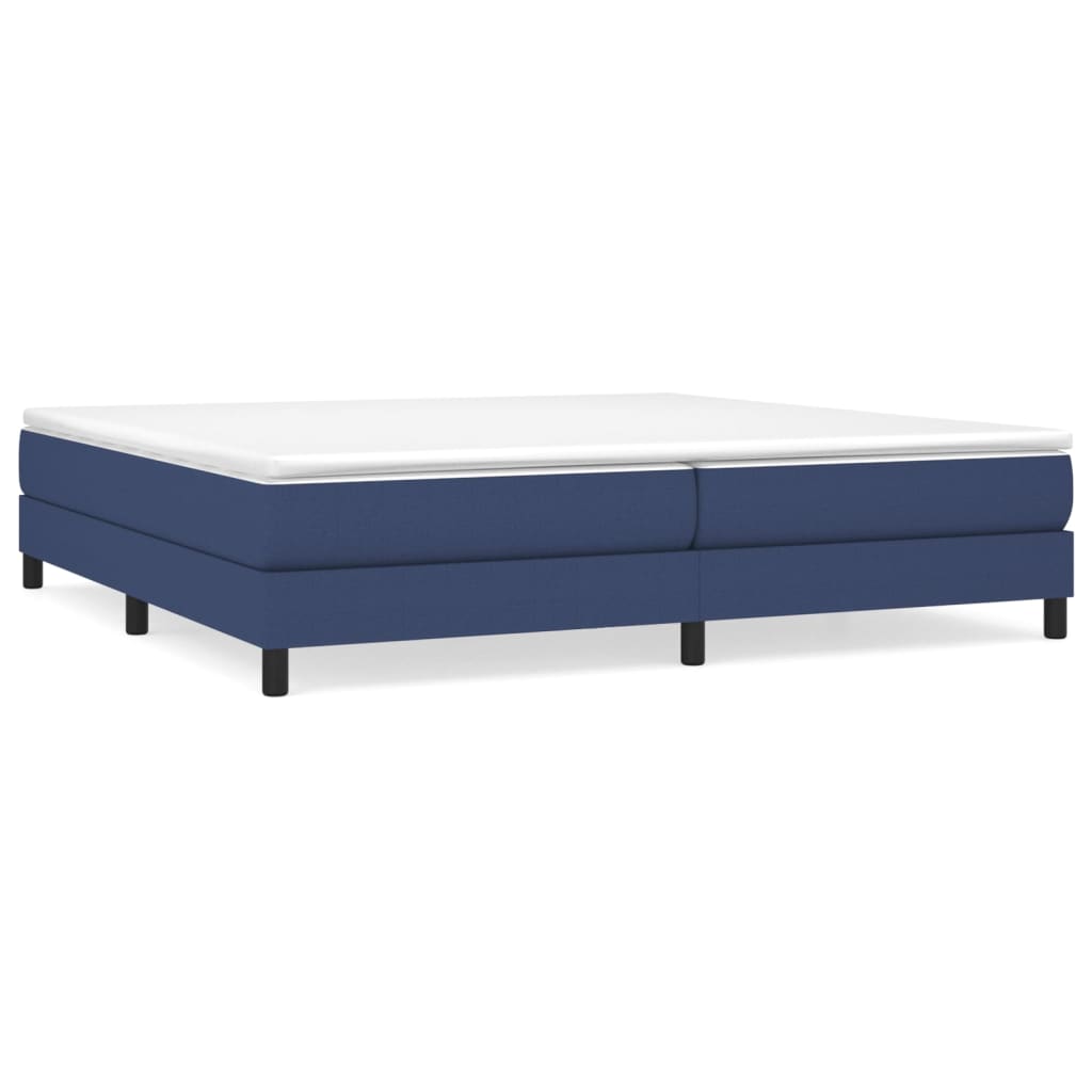 Boxspring bed stof blauw 200x200 cm is nu te koop bij PeponiXL, paradijselijk wonen!
