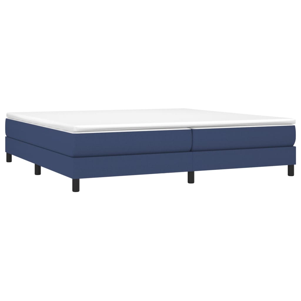 Boxspring bed stof blauw 200x200 cm is nu te koop bij PeponiXL, paradijselijk wonen!