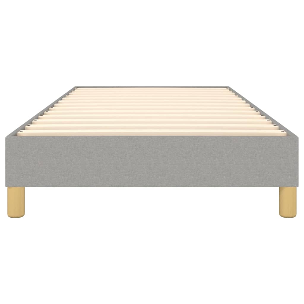 Boxspring bed 80x200 cm stof lichtgrijs is nu te koop bij PeponiXL, paradijselijk wonen!
