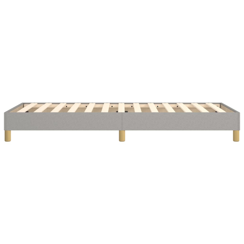 Boxspring bed 80x200 cm stof lichtgrijs is nu te koop bij PeponiXL, paradijselijk wonen!