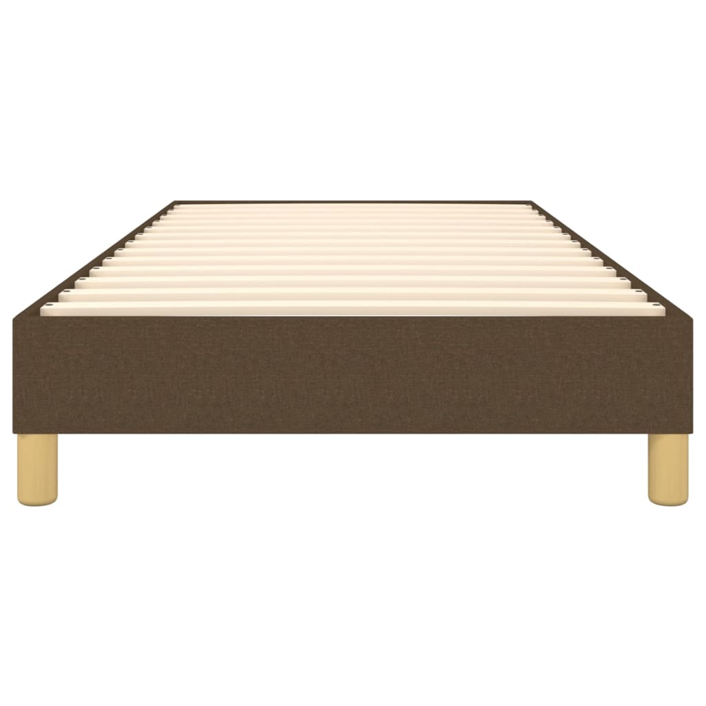 Boxspring bed 80x200 cm stof donkerbruin is nu te koop bij PeponiXL, paradijselijk wonen!