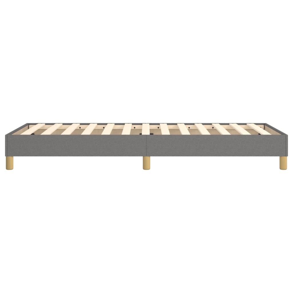 Boxspring bed 90x190 cm stof donkergrijs is nu te koop bij PeponiXL, paradijselijk wonen!